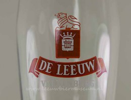 leeuw glas pils jaren 50 halve liter detail